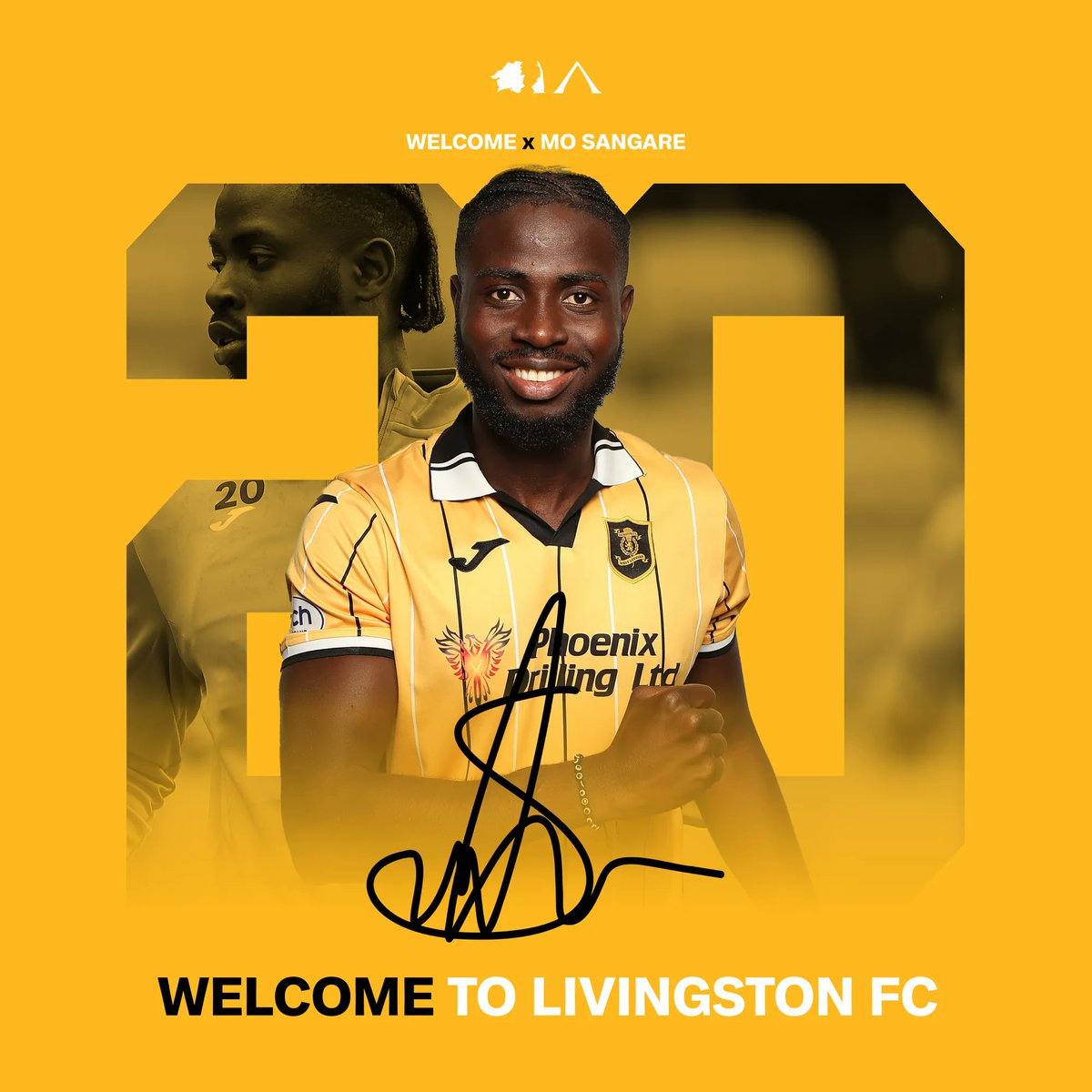 Livingston FC is delighted to announce the signing of 24-year-old Liberian international, Mo Sangare.

Welcome to Livingston, Mo Sangare!

🖥️ buff.ly/46revDl