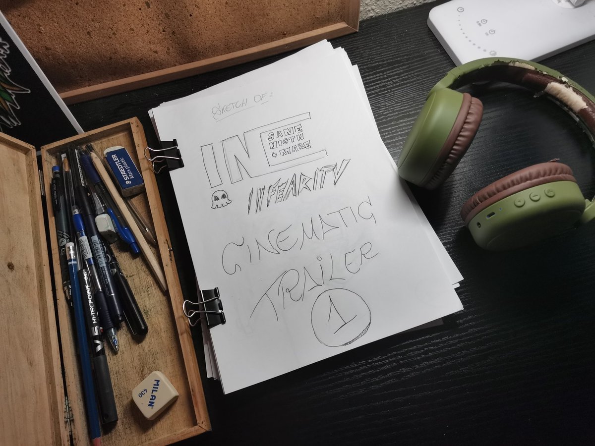 JuuniSuta's tweet photo. Bueno, pues esta es la noticia. Por fin la puedo anunciar tras tanto tiempo esperando.
#INFEARITY💀, el spin-off de #InsaneNightmare💀, contará con su primera cinemática. Será un cómic-animado.
Tenemos el verano para trabajar en él. Si no pasa nada, saldrá antes de Septiembre. https://t.co/EKTcifOps5