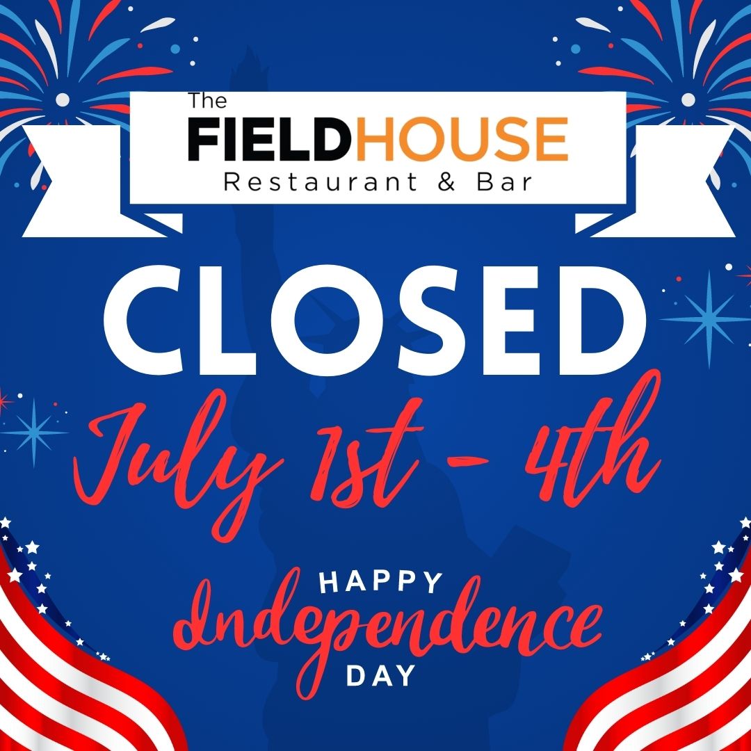 🎆 Important Announcement 🇺🇸🎉

We wanted to inform you that The FieldHouse will be taking a short break to celebrate the spirit of Independence Day! 🎇✨

📅 Closure Dates: July 1st to July 4th