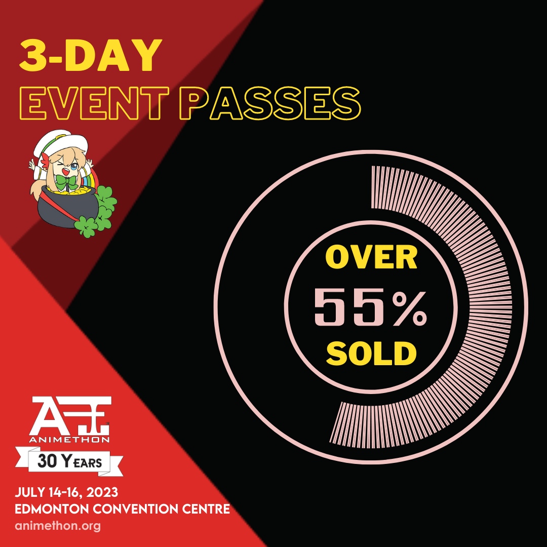 Animethon on Twitter "Animethon's 3day passes are selling FAST. They