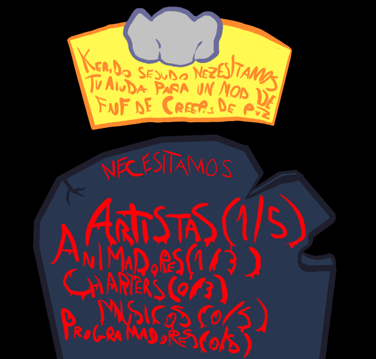 El desarrollo de UTF acaba de empezar puedes participar el las cosa que aparecen en el dibujo pedorro de hay abajo nos vemos :) contácteme por discord:Tururu
@FNFNewsEsp <a href="/FNFnewsespanis/">⭐️FNIS ****** ☕️</a> <a href="/Pendejos_FnF/">Radio News!?🆖</a> 
#fridaynightfunkinmod #fnfmod