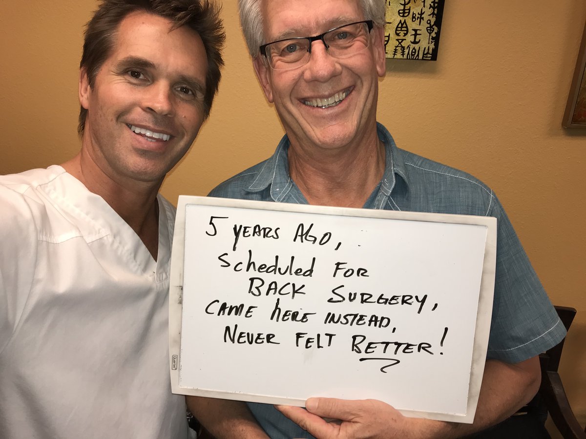 doctorpoluckidc's tweet image. Don't let chronic back pain lead to major surgery - try visiting a chiropractor instead! #RegainYourMobility #SpinalHealth #NoBackSurgery #santaclaritachiropractor #chiropracticadjustment