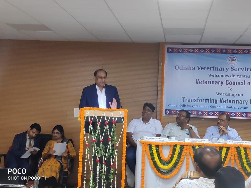 "Teamwork is the secret that makes common people achieve uncommon results"

On 25/6/23, we had meeting with Orrisa State Veterinary Association. Various professional issues were discussed at length with stakeholders from all segments were present in the meeting. Overall