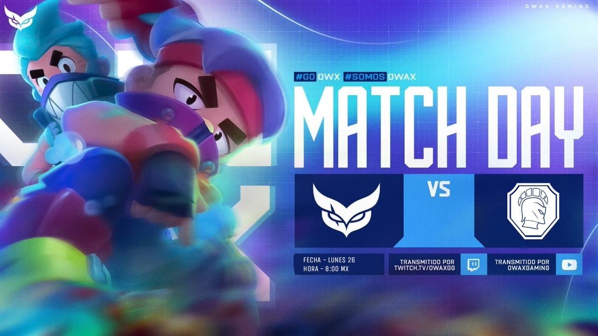 OwaxGaming's tweet photo. 💚Match day💚
Hoy tenemos un enfrentamiento amistoso.
🆚 Centurion Esports
🕐 20:00 🇲🇽
#Owaxsito #Esport #Owax #VamosCazadores #BrawlStars https://t.co/lURKr72tPS