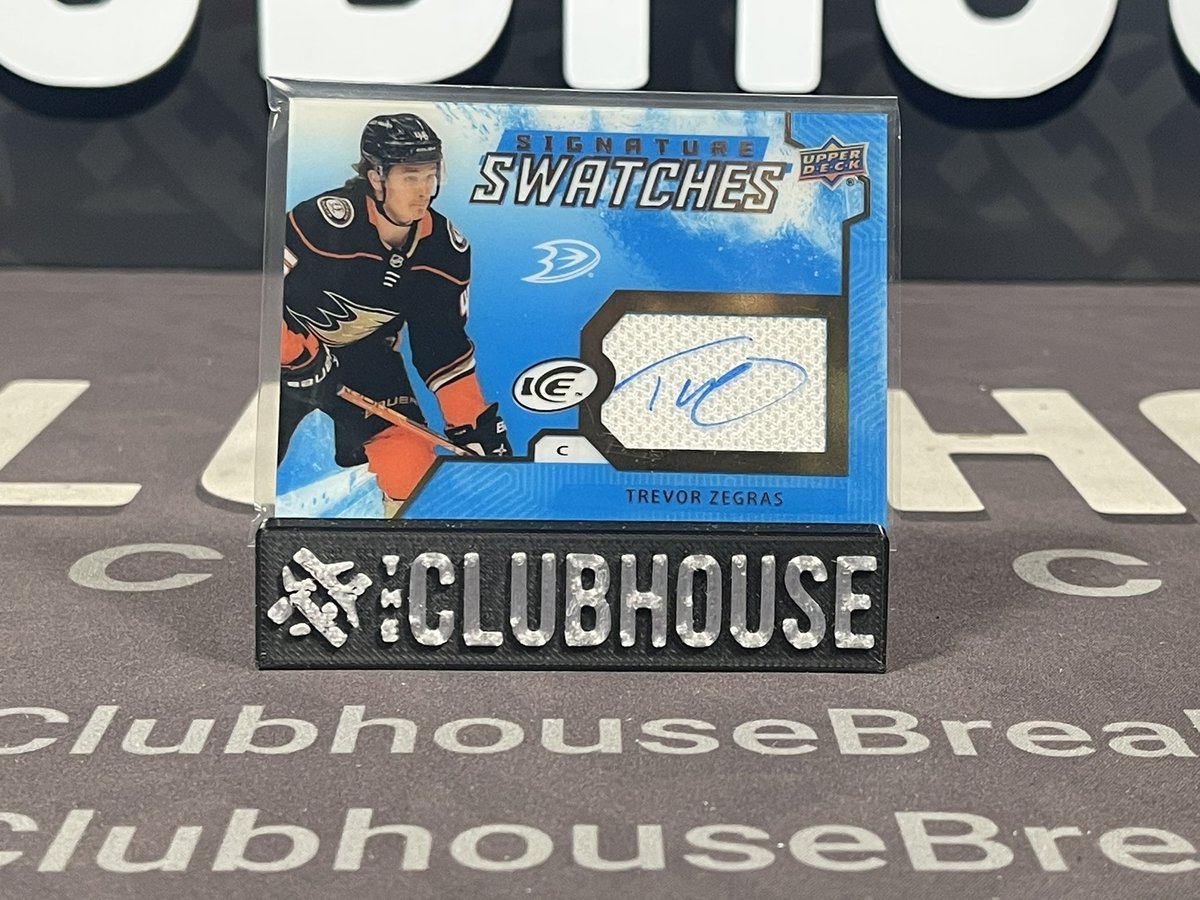 Killer design with the auto over the mem piece for this Zegras 
.
.
#TheHobby #PSA #sportscards #tradingcards #ClubhouseBreaks #groupbreaks #ShowYourHits #BIGHitties #Ducks #hockey #nhl