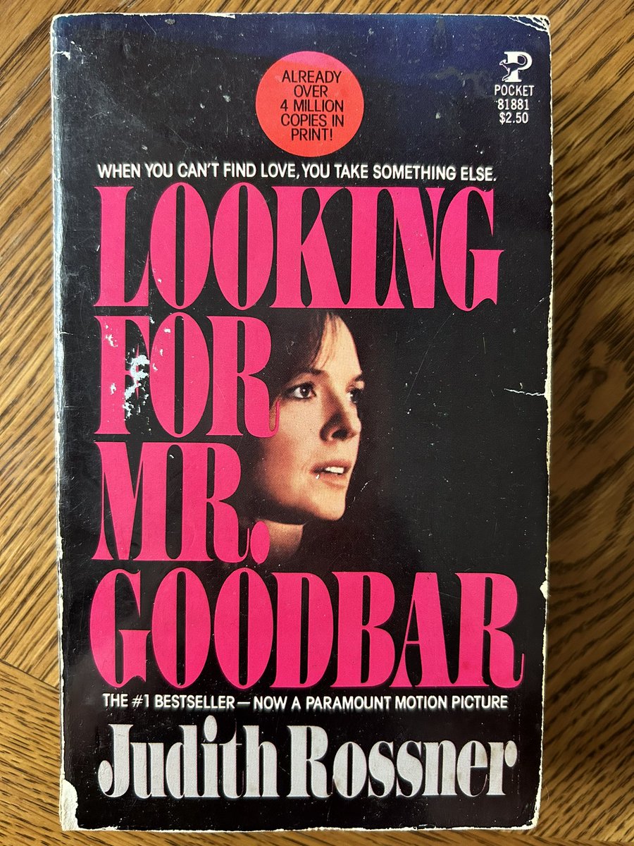 Looking for Mr. Goodbar. Written by Judith Rossner.

#bookaddict #coverart #bookcover #BookTwitter