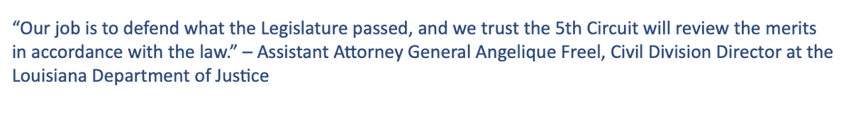 Here's what @AGJeffLandry's office has to say: #lalege #lagov