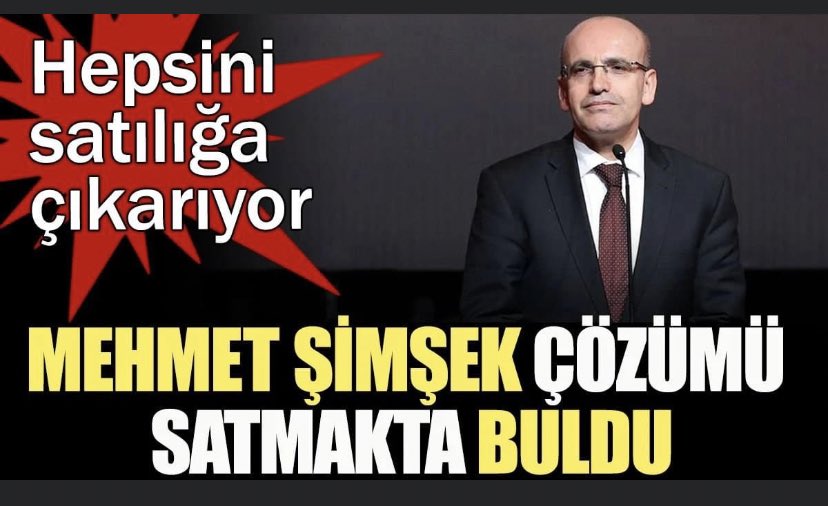 AKP iktidarı şimdi de Varlık Fonu kapsamında yer alan gözde şirketleri hedefe alındı.!

Mehmet Şimşek yönetimindeki yeni ekibin Varlık Fonu’ndaki Türk Hava Yolları, Türk Telekom ve BOTAŞ gibi kurumların satışı için analiz yaptığı belirtiliyor.!