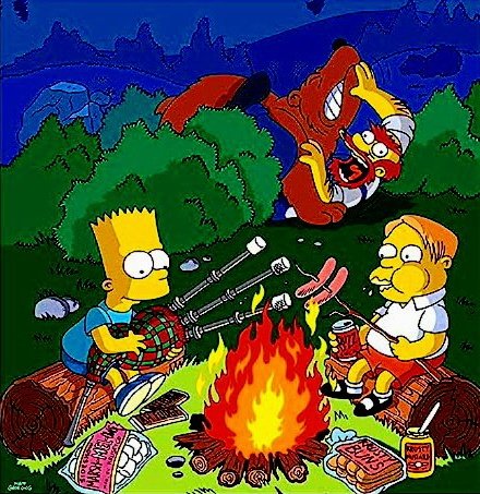 🏕 🔥 🍡#SummerVibes #TheSimpsonsGoats #TheSimpsons #SimpsonsForever