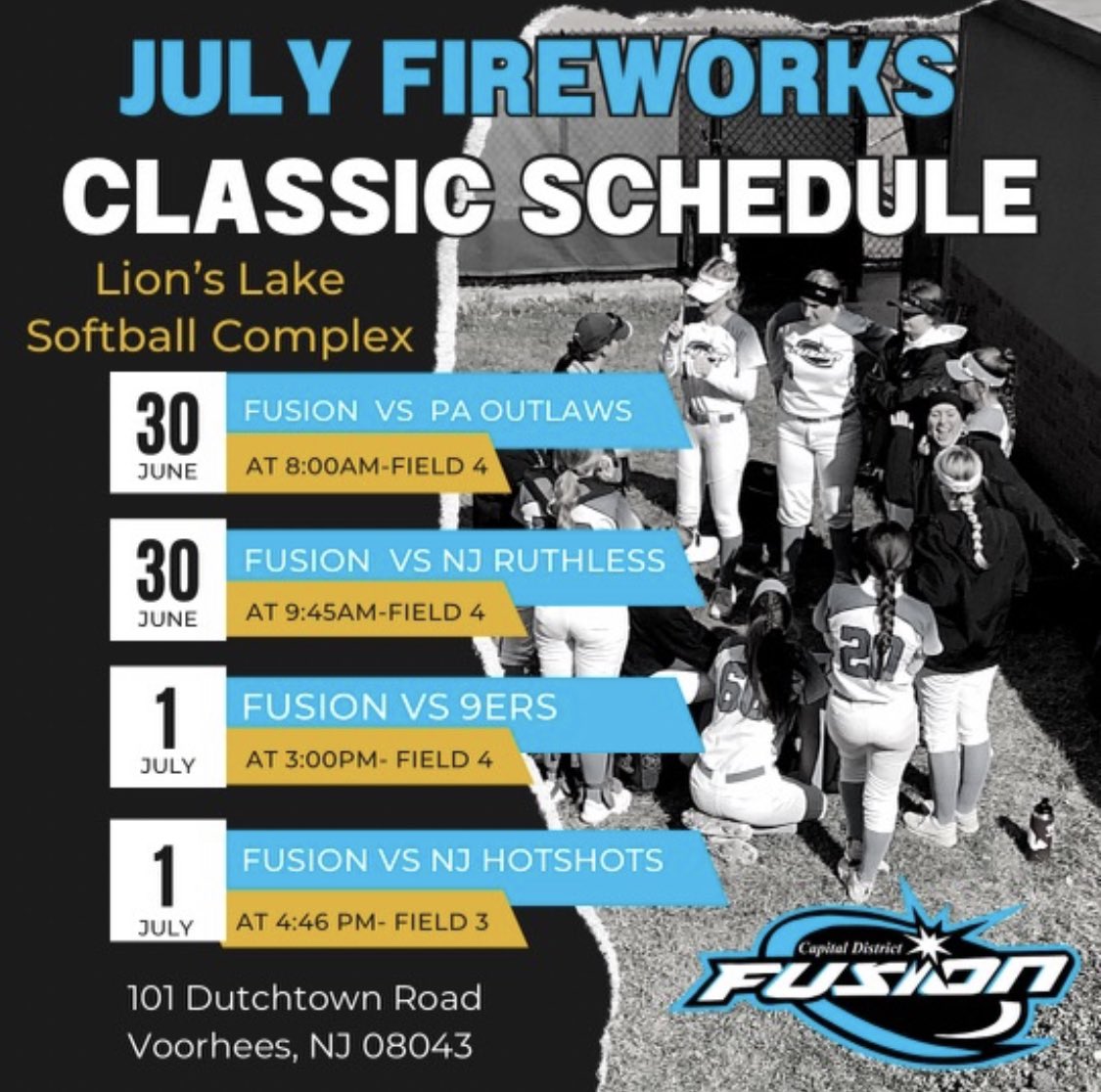 18u Regional will be back in NJ at the Fireworks classic this weekend!