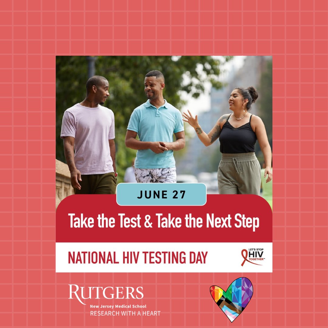 Tomorrow is National HIV Testing Day (#NHTD)💡 

Today, there are more HIV testing options available than ever before.

This National #HIVTestingDay, take the test and take the next step for your health: bit.ly/42sCm39. #StopHIVTogether