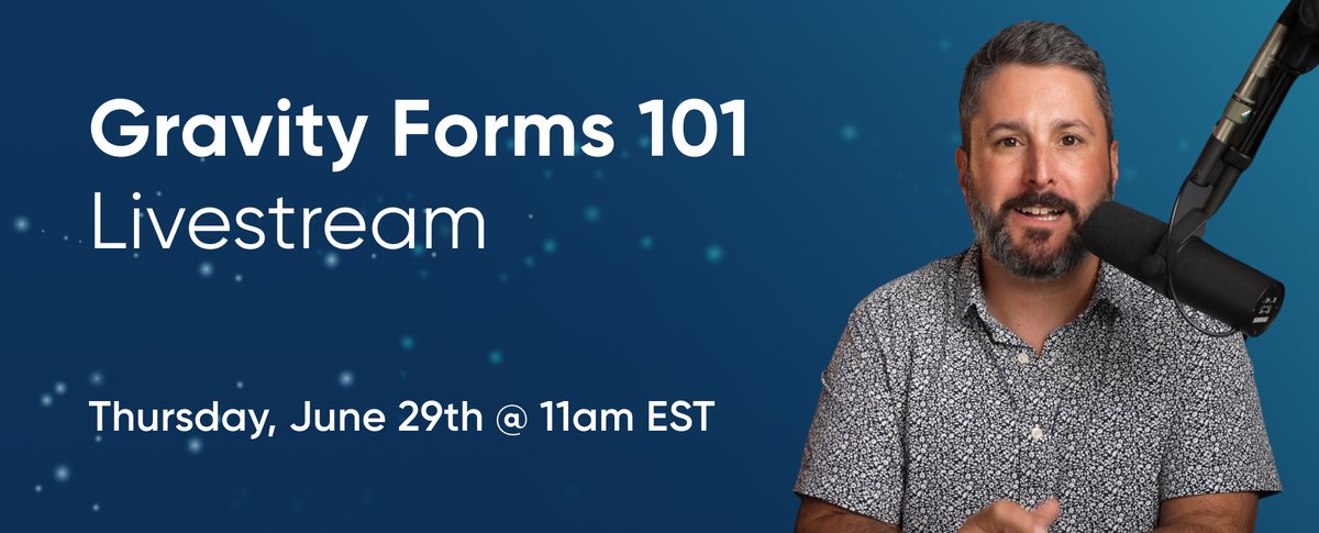 Don't miss our Gravity Forms 101 Livestream!

Join Matt Medeiros and the Gravity Forms team for our first-ever livestream. Learn more about the top Gravity Forms features and integrations, and ask our experts any questions! 

Get Notified: gravityfor.ms/43VUEdW

#WordPress