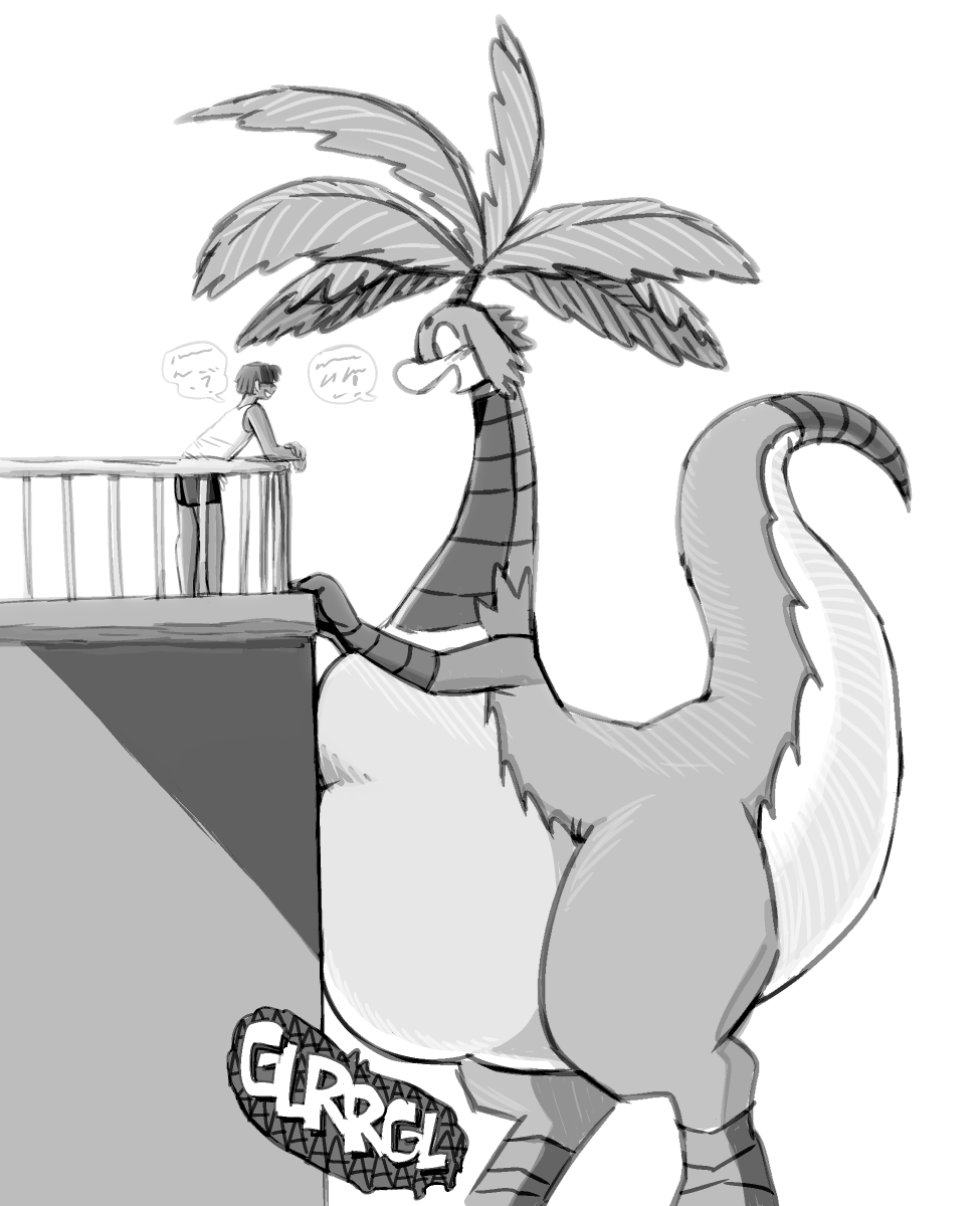 Palmela the Palm Tree Dragon (vore)
