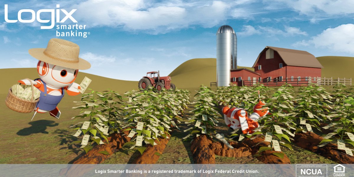 LogixFCU's tweet image. When it comes to financial prosperity, patience and steady growth can triumph over wild fluctuations. Meet Fred, a pragmatic farmer who turned his magic seeds into a thriving, diverse financial garden in the new #LogixSmartLab blog post. 💸🌱
hubs.li/Q01VQRfr0