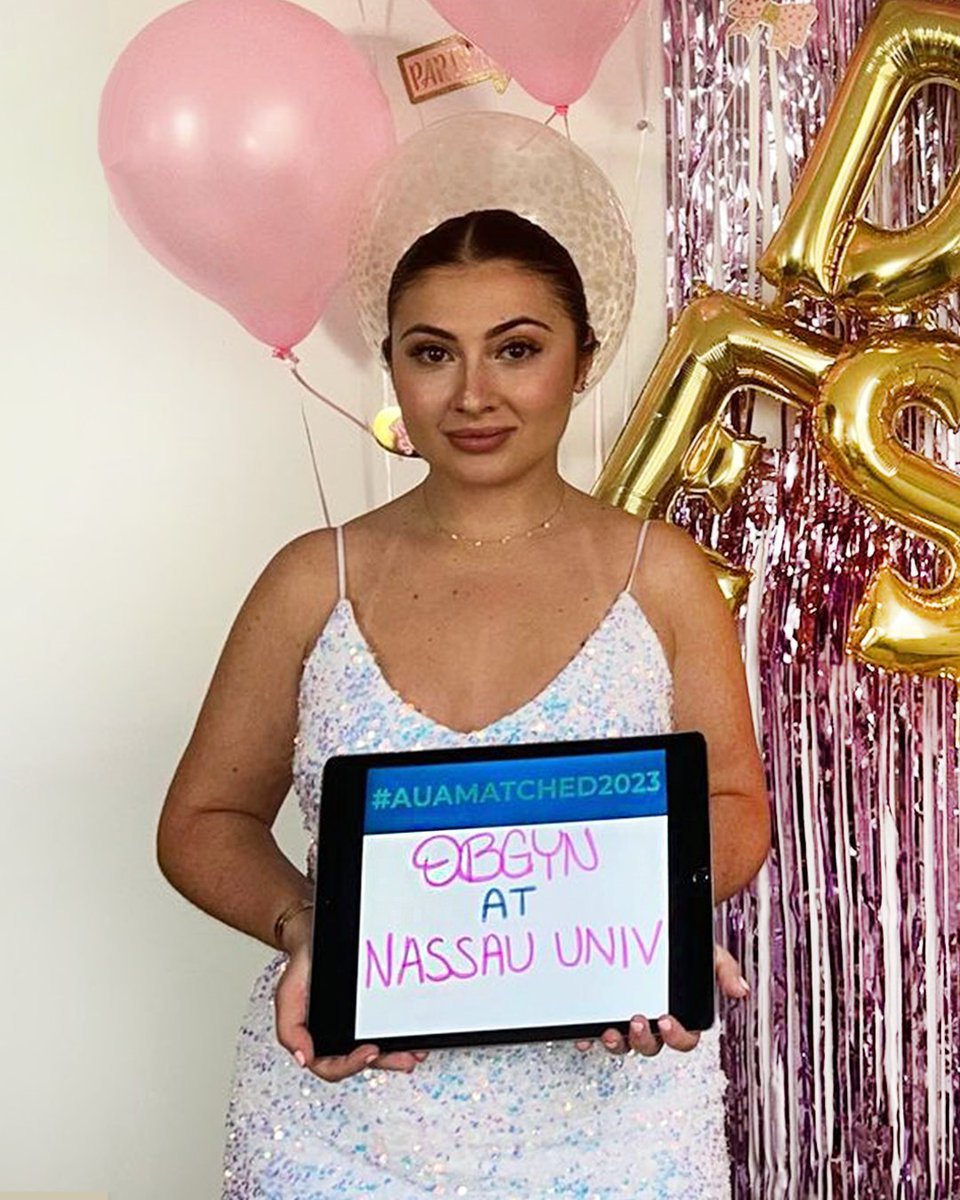 We can’t wait to see the strides you make in women’s healthcare, Dilara. Congrats on your match! #AUAMatched