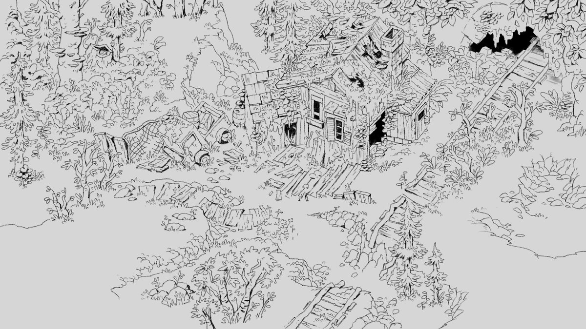 krzymsky's tweet image. The lineman&apos;s hut.
artstation.com/artwork/lDZy1O
#illustration #procreateart