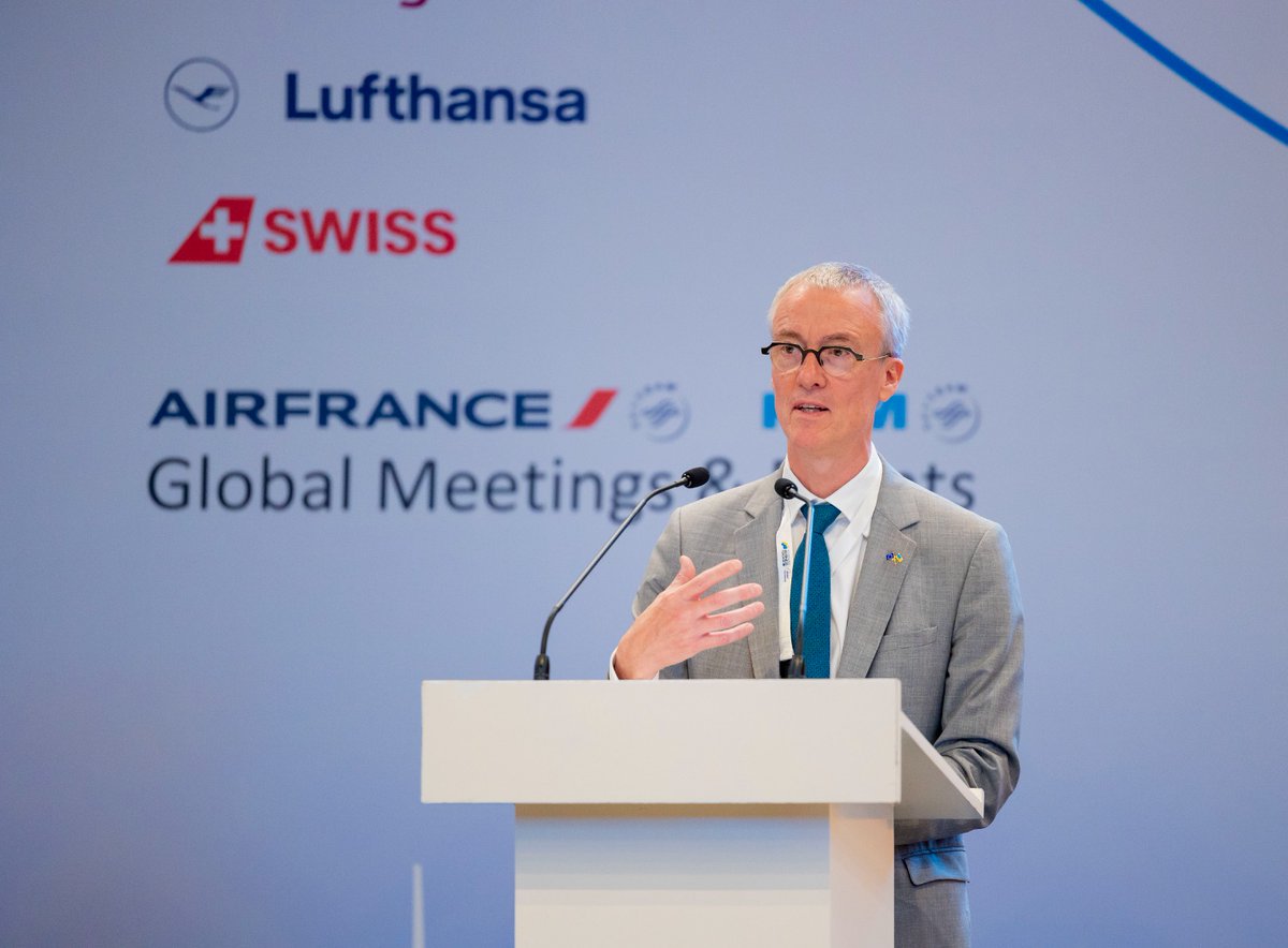 RDBrwanda's tweet photo. "Rwanda has positioned itself as a regional hub on a number of critical issues and we hope that this forum creates the right dynamic to move forward as soon as possible.” - @KoenDoens, Director General for International Partnerships at @EU_Commission.

🗞️ Read the EU-Rwanda Business Forum day 1 press release at https://t.co/Dw0Nj23DTz

#EURWBusinessForum | #InvestInRwanda🇷🇼