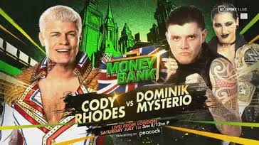 Cody Rhodes en 3 meses:

WrestleMania:              Money In The Bank: