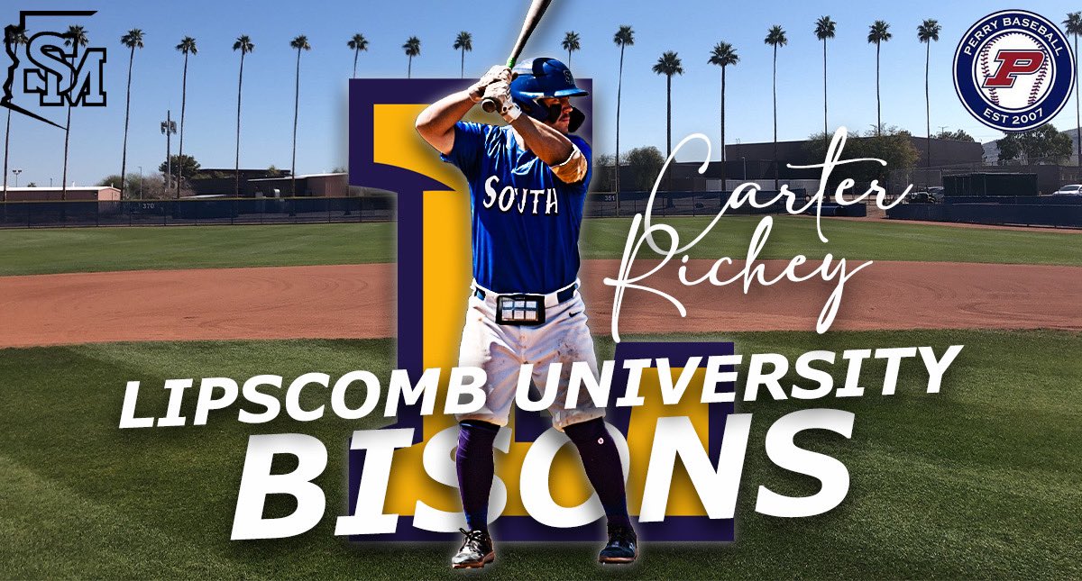 Congratulations to sophomore, Carter Richey, on his commitment to Lipscomb University. #TGHT #D1Cougs