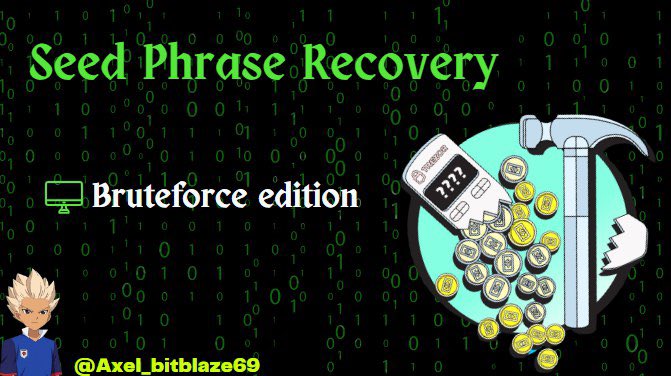Axel_bitblaze69's tweet photo. Lost your seed phrase? Don't panic, there's hope!

Let's dive into tools and methods for recovering partially lost seed phrases.

Join me for a live testing session in this thread. 🧵 👇

( Like &amp; RT )

1/16 https://t.co/l0uUxKroam