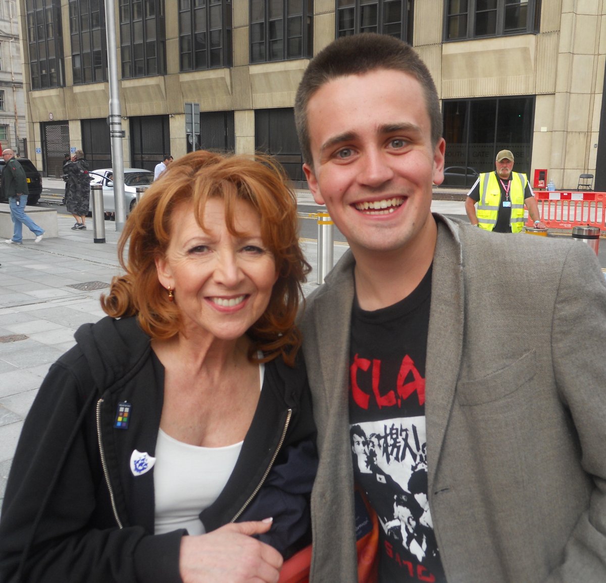 biiilyedwards's tweet photo. Met Bonnie Langford! I was thrilled 
#dwsr https://t.co/LAcUTLlnZS