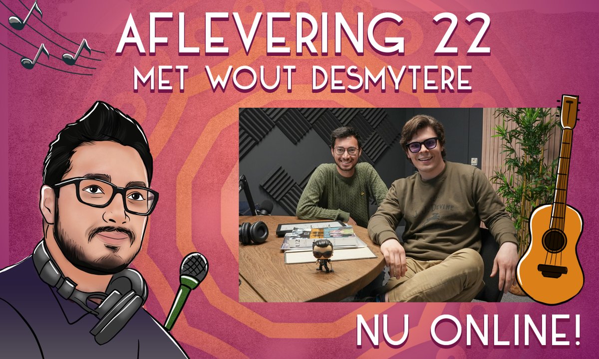 Aflevering 22 van Onder 4 Oren staat online!
Praten over je favoriete band aller tijden? Dat kan Wout Desmytere als de beste! Twee uur lang schoof hij aan in de studio om in geuren en kleuren zijn liefde voor U2 toe te lichten. Enjoy!