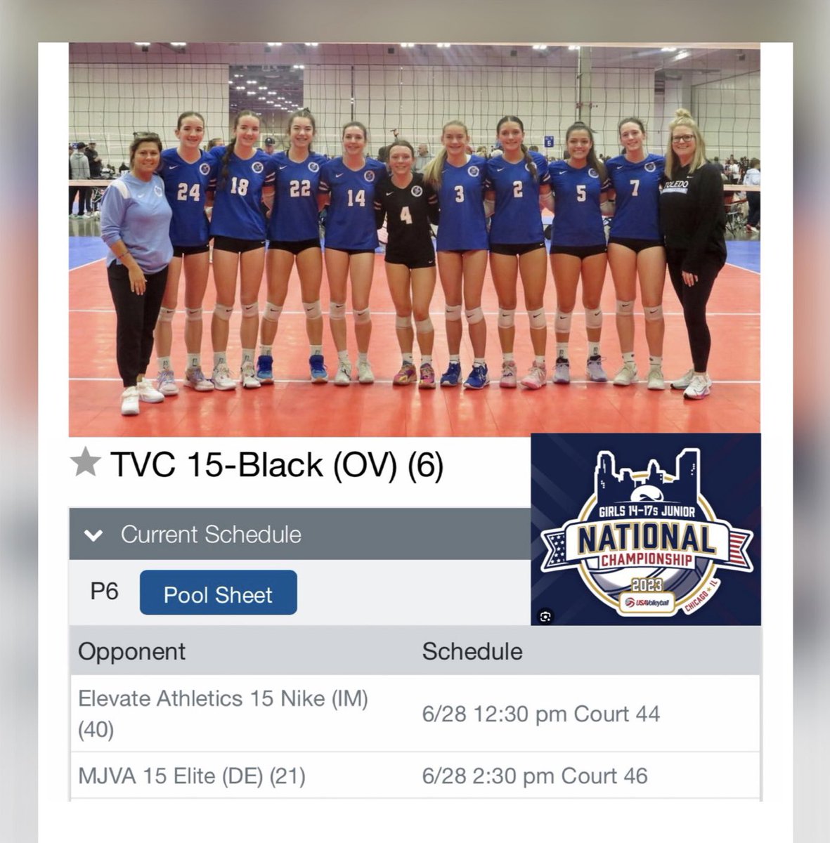 Our Nationals Day 1 Schedule! <a href="/PrepDigChris/">Chris Fitzgerald</a> <a href="/VBallrecruiter/">Kara Hill</a> <a href="/PrepDig/">Prep Dig 🏐</a>