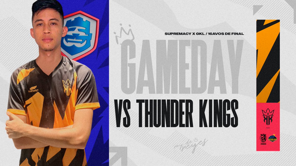 #ClashRoyale 🔵𝙈𝙖𝙩𝙘𝙝𝘿𝙖𝙮⚪️

¿Otra vez?

Nos topamos de nueva cuenta a los reyes Leones, donde esta vez toda vengarnos.

🏆 <a href="/CR_Supremacy/">Supremacy League</a>  <a href="/Gkleague1/">Gaming King League</a> 
⏰️ 17:00pm🇲🇽
〽️ Round 1
🆚️ <a href="/ThunderKingscr/">Thunder Kings</a>

#TheRealKing👑