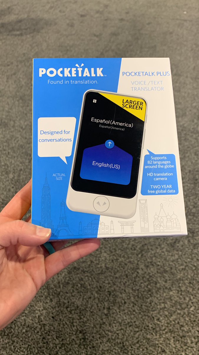 Super excited for this! Thanks <a href="/vkajones/">Vanessa Jones</a>! This is going to be a game changer! <a href="/Pocketalk/">Pocketalk</a>