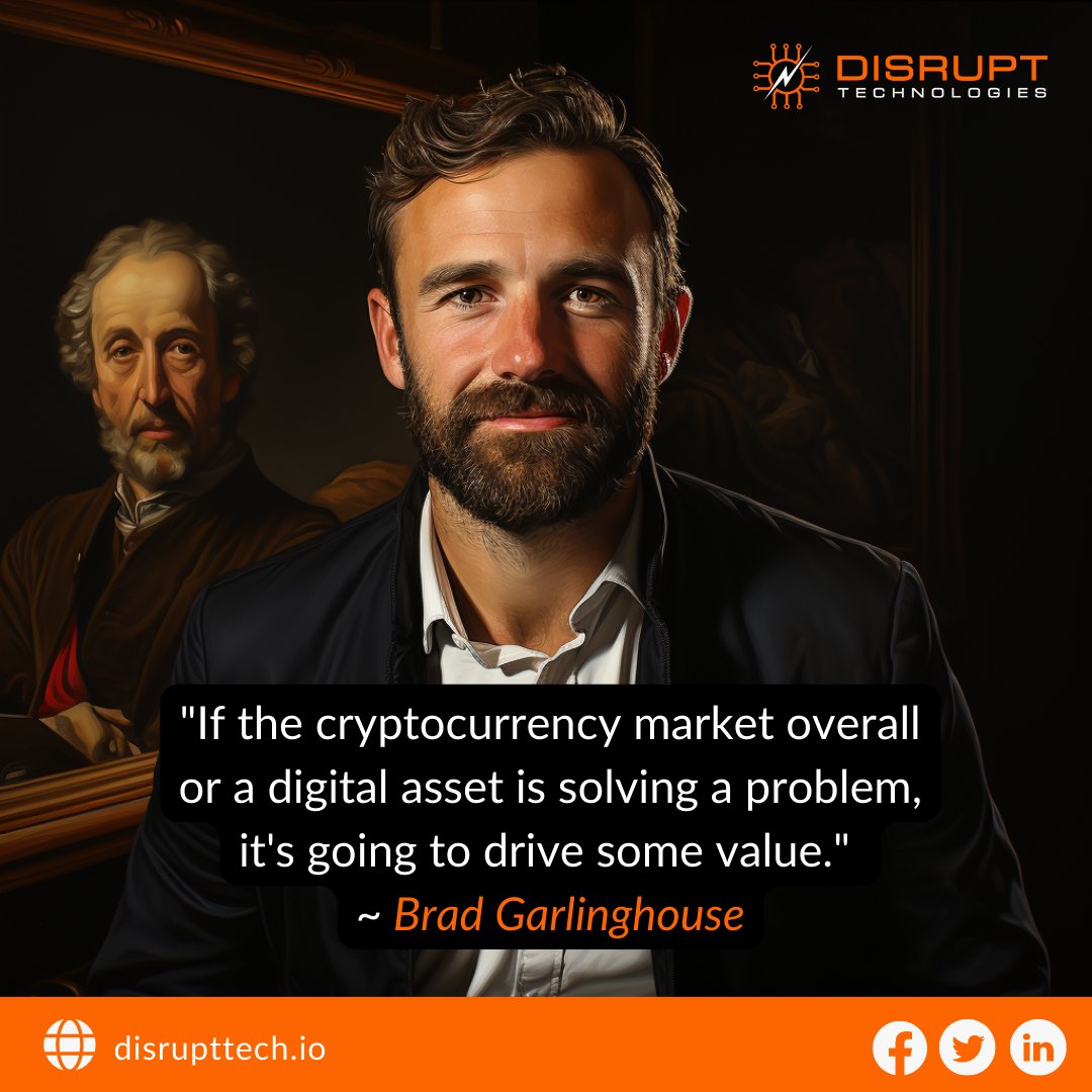 DisruptTechCard's tweet image. 🎯 Driving value is at the heart of any digital asset. As #BradGarlinghouse said, it has value if it solves a problem! 

So, why not drive value with 👉 DisruptTech.io's White Label Crypto Loading Platform &amp;amp; Debit Cards? Jump on board. The #crypto train is moving! 🚆