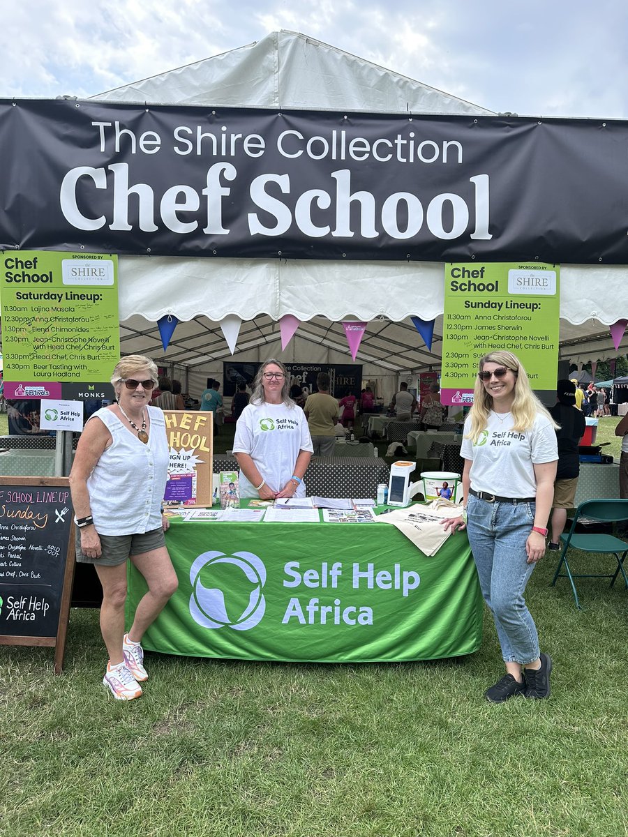StephJJS's tweet image. Thanks @ShropFest for having us at Shrewsbury Food Fest’s Chef School this w/e. Festival goers cooked up a storm, led by the professionals - with proceeds to @selfhelpafrica 👩‍🍳 thanks to all of the guest chef &amp;amp; our volunteer helpers for making it possible 💚