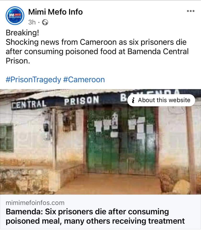 Vivalex8's tweet photo. This is an attempt to shut the mouths of prisoners who've been abducted &amp; locked for voicing their opinion.When is the world going to say enough is enough to the crimes against humanity currently going on in Cameroon? The world's silence is deafening!😔🤔 #CameroonIsAMassGrave https://t.co/wO8pbHkO5K