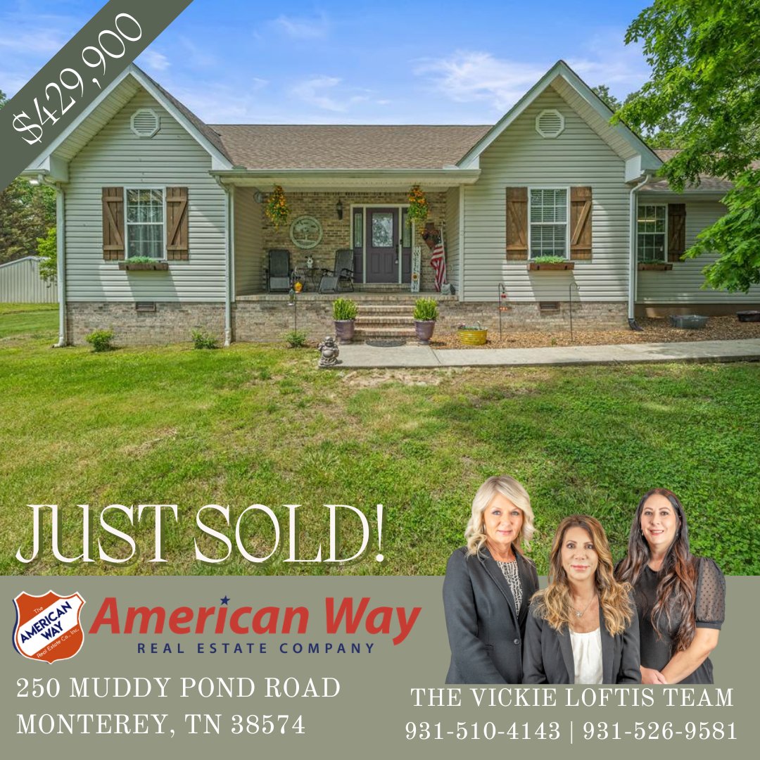 ‼️SOLD‼️
✨Check out this fantastic sale! ✨
Contact American Way to get your home SOLD🏡
📞931-526-9581
zcu.io/4RTG
#AmericanWayRealEstate #CookevilleTN #TNRealEstate #SOLD #TheVickieLoftisTeamAmericanWayRealtors