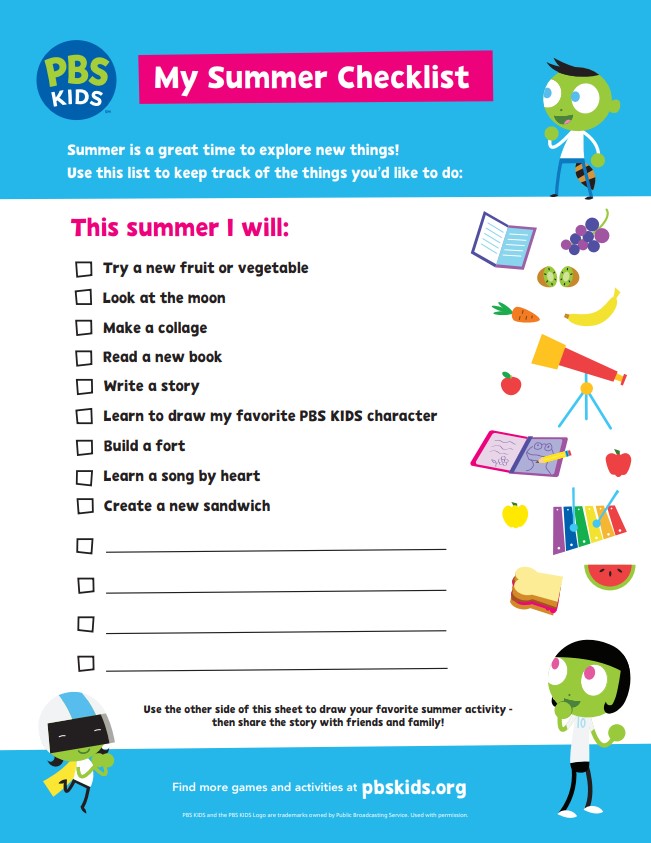 #Summertime is here, and the kids need something fun to do! Check out this summer checklist packed with exciting activities for your kiddos to explore. From backyard campouts to discovering new hobbies, they'll have a blast all season long! #WQLN #SummerFun #AdventureAwaits 🌞