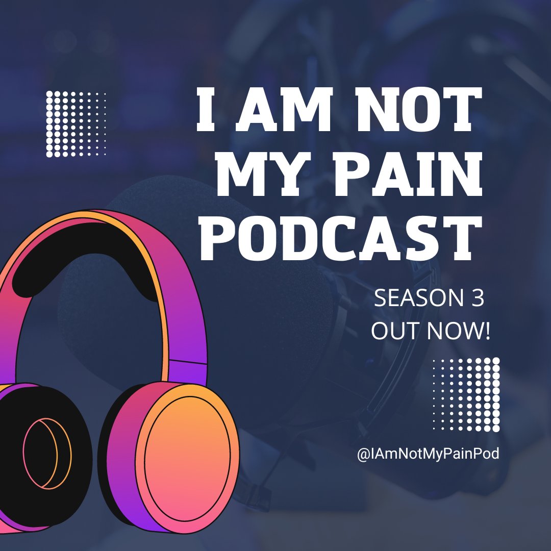 The I Am Not My Pain Podcast is excited to be sharing Season 3 now on Apple Podcasts and Spotify! With over 40 chronic illness warriors' stories and listeners from 24 countries, it has been an honor!

Want to tell you story? Link in bio!

#chronicillness #chronicpain #podcast