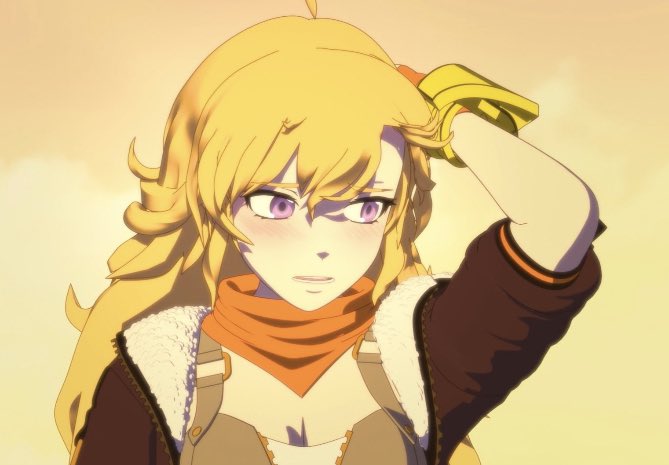 I can see Blake the kind of girlfriend that saw someone wear a nice hat and said 'babe that hat would look sexy on you'

You bet your ass Yang make it her life fucking mission to require that hat

#RWBY #Bumbleby