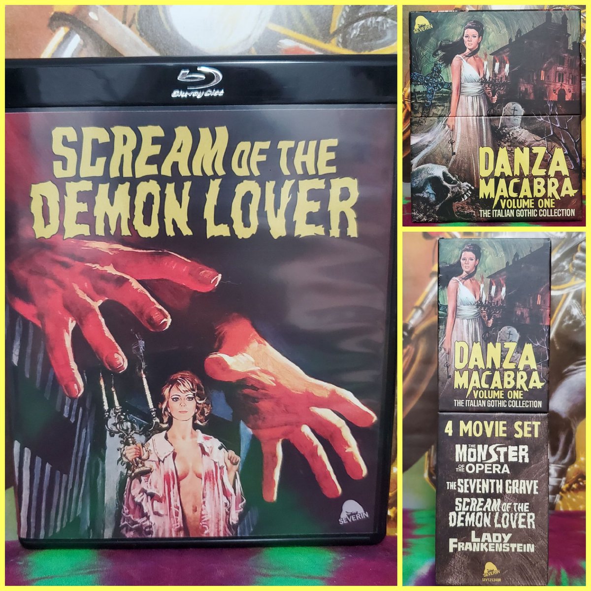 #Junesploitation Day 26: #ItalianHorror

SCREAM OF THE DEMON LOVER 1970
José Luis Merino

Thank you @SeverinFilms for not only releasing the gorgeous Danza Macabra boxset but also for randomly drawing my name during your contest and sending me one for free!
#fthismovie #70smovies