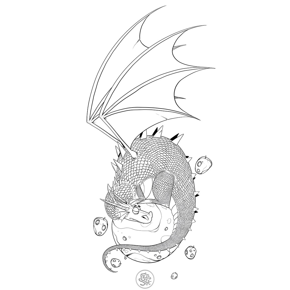 Histoire 3 : Les aventures de Jack

Résumer : Il était une fois un dragon nommé Jack. Il vivait sur la galaxie de la Grande Ourse. Mais seul sur son astre, Jack voulait explorer la galaxie à la recherche d'un ami qui l'aiderait à trouver la corne d'or.