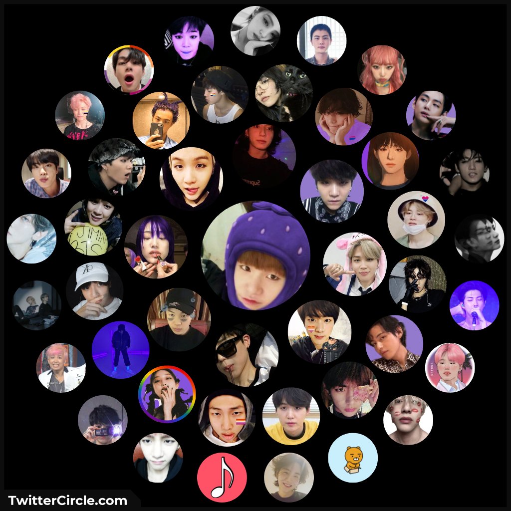 agustdbay's tweet photo. Since i saw yk who doing it and i am a follower here is my circle after a while https://t.co/ks56baRrXB