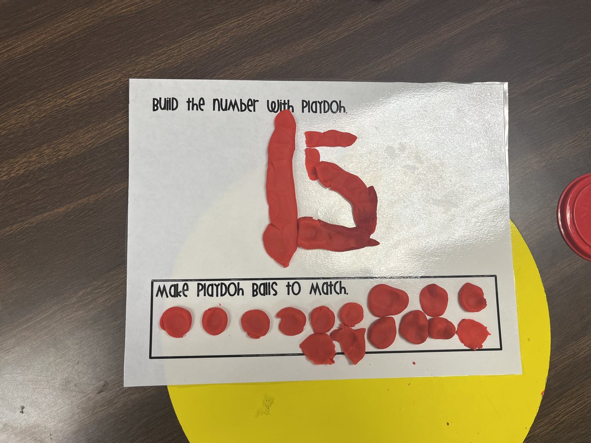 Fun with Play-Doh and numbers in summer school! <a href="/Allen_ISD/">Allen ISD</a> <a href="/BoydBlackhawks/">AltonBoydElementary</a>