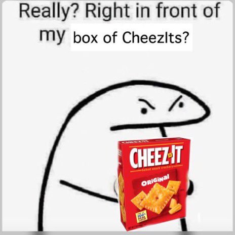 TheMcKenziest's tweet photo. For my fellow lovers of cheezits… have you gotten a box that tastes like absolute crap, is a totally different texture, and tastes very little like a cheezit?

Started happening in 2020 and it got better for awhile, but just got another box of inedible for more $$ cheezits. https://t.co/exnH3qbUy9