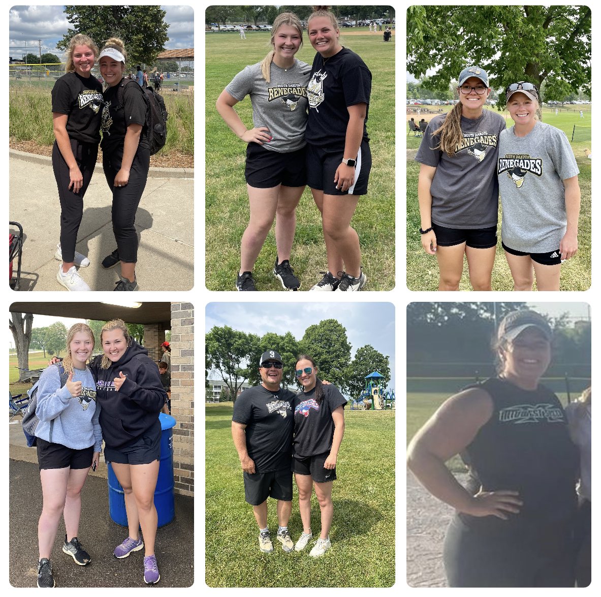 AugieSoftball's tweet photo. We love to see our student-athletes give back! It is so much fun to see our past &amp; present players empowering the next generation! 

Good odds that if attend a tournament in the Midwest, you’ll find a Viking! 

#BuildingChampions https://t.co/WFf1GdXoXx