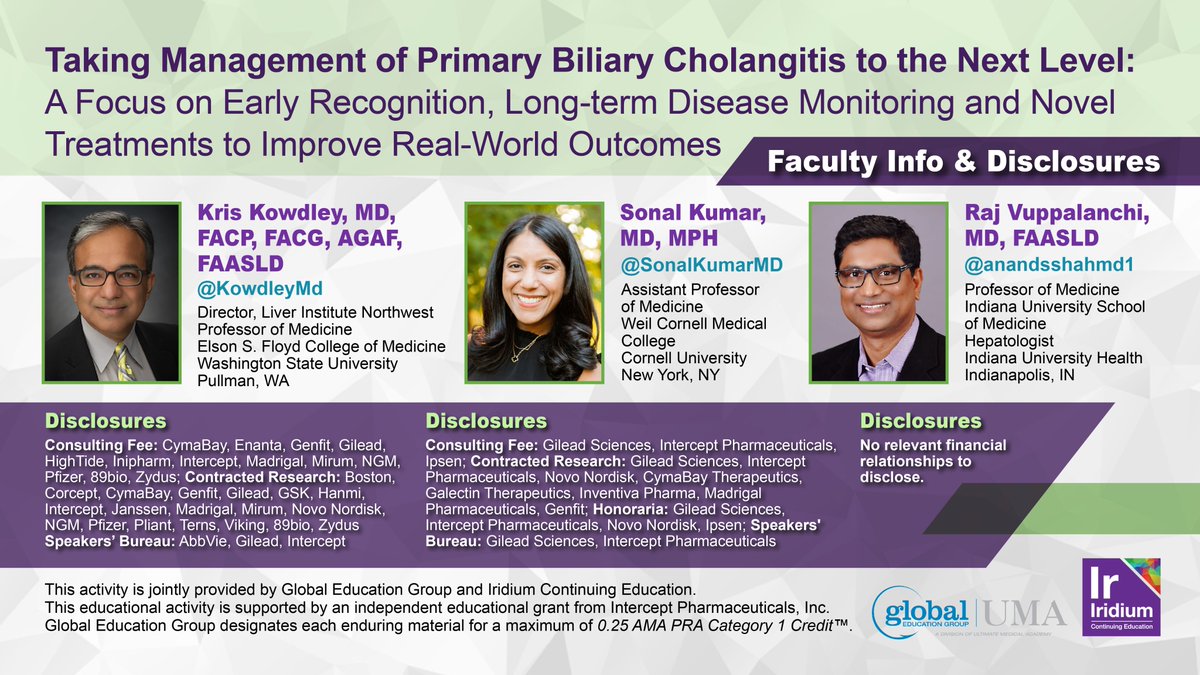 #MedTwitter #MedEd #FOAMed #IridiumCE #GastroTwitter
  
  🟠Earn #CME 🏆
  Faculty Disclosures and Important   CME Info 👇