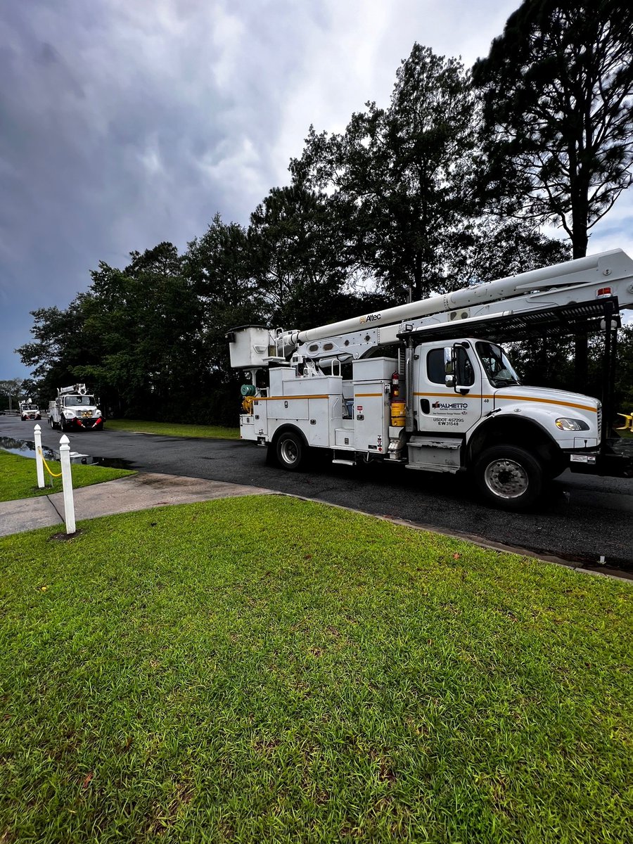 Crews left this morning for Georgia to assist Habersham EMC with restoration efforts after they sustained heavy damage from storms that moved through their service territory last night. Please keep these crews in your prayers while they are away on storm duty.  #coopdifference