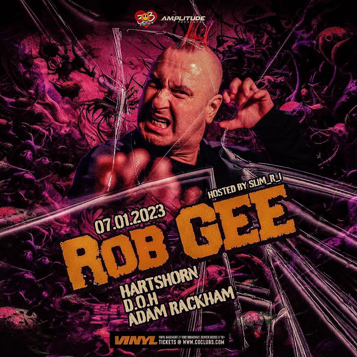RackhamAdam's tweet photo. Come check me out on opening duties for Hartshorn and Rob Gee.  This Saturday at Vinyl in the basement.  I’ll be bring that UK Bounce. #UKBounce #HardDance #Denver #DenverHardDance #DenverEDM #Dance #DenverNightLife #DanceMusic #DenverMusic https://t.co/2yk9uEOnor
