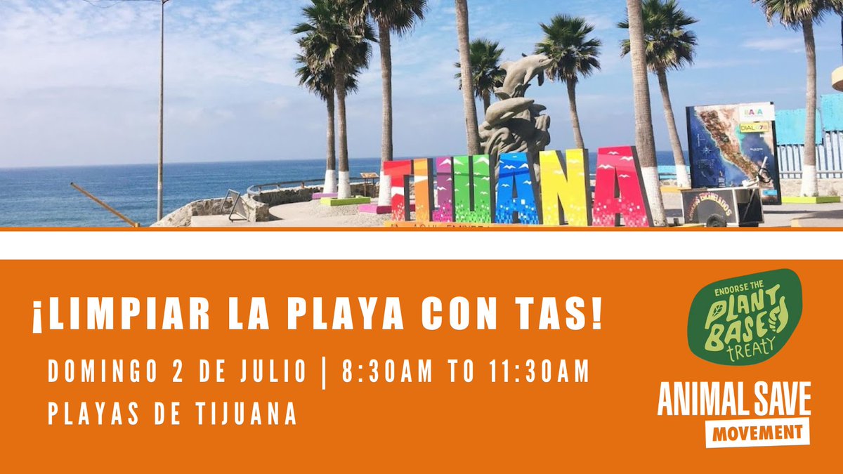 Ayveegan's tweet photo. @voiceofsandiego Tijuana Animal Save is organizing a beach clean up and @Plant_Treaty in Playas de TJ on July 2nd. We're going to be calling on local officials to take action to end this! https://t.co/pDCbp0NLCe
