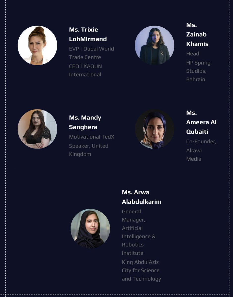 Mandy_Sanghera1's tweet image. Looking forward to joining Trixie LohMirmand  Zainab Khamis Ameera Al Qubati Arwa Alabdulkarim  in #Bahrian next week at @MeetICTBahrain #Bitex Worksmart for Events Management #womenintechnology #aiforall #AI #sTEM #MENA #GULF @MeetICTBahrain