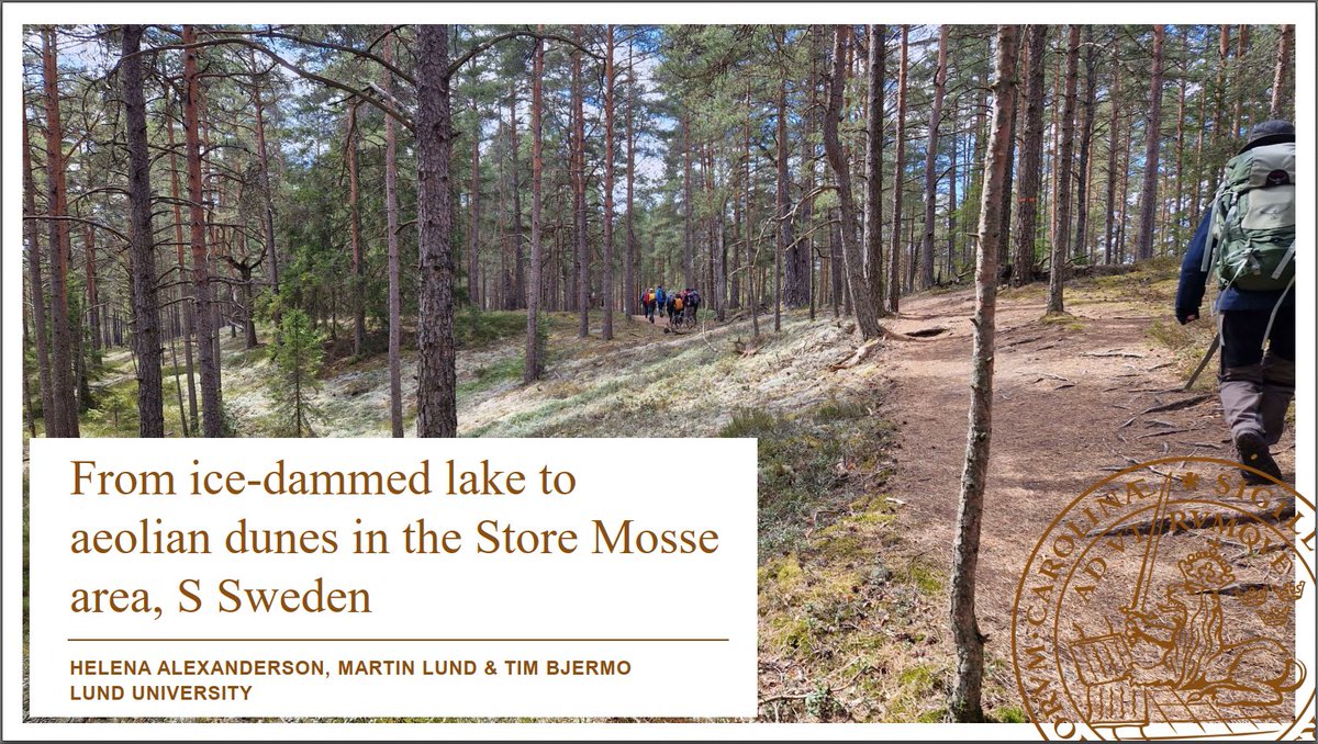 Happy to present OSL data from Store Mosse National Park at #LED2023 today. Got some useful feedback too - new ideas for more research! And certainly more to come during the rest of the conference hosted by <a href="/DTUtweet/">DTU</a>. <a href="/LundLum/">Lund Luminescence</a> @LundGeology