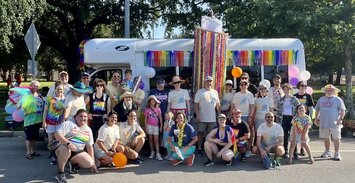 Loved seeing my church, St. Paul’s United Methodist Church, out at #HoustonPRIDE. I am proud to be a member and always grateful for their love and support. @stpaulshouston