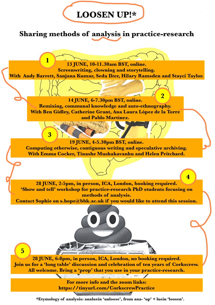 After a wonderful Loosen up! series, 10 years of Corkscrew and nearly 13 years at Birkbeck, I'm looking forward to our celebratory @BBK_Corkscrew party on Wednesday @ICALondon This will be my last @BirkbeckUoL @BBK_Corkscrew event! Gulp!